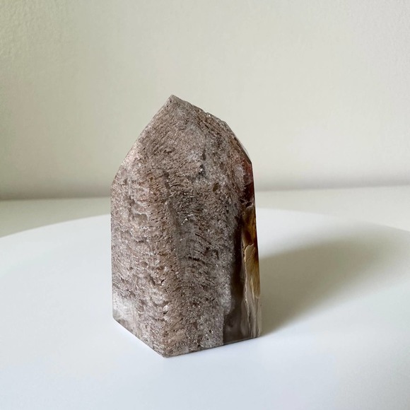 Fire Amphibole Quartz Point Angel Phantom Tower Crystal Natural High Quality - Picture 6 of 6